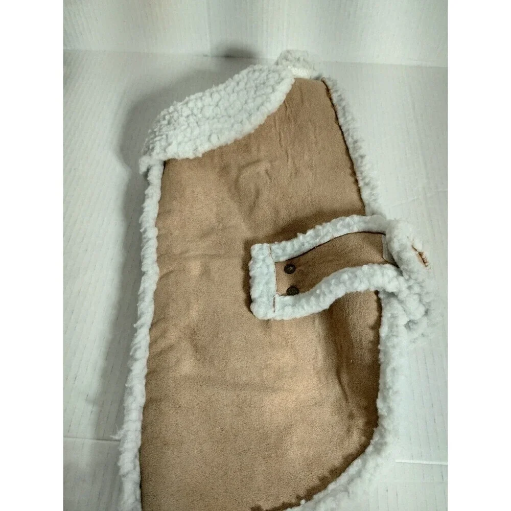 Suede Look a like  Dog / Pet Fashionable‎ Warm Coat Size M